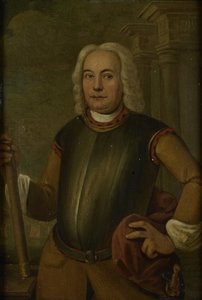 Portret van Johannes Thedens, gouverneur-generaal van de VOC