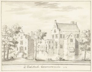 Het kasteel Groenewoude bij Woudenberg, in 1382 door Jacobus Stellingwerff