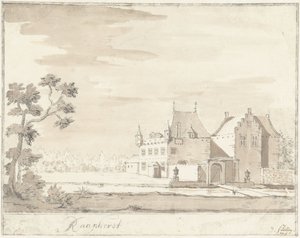 Het kasteel Raaphorst bij Wassenaar door Jacobus Stellingwerff