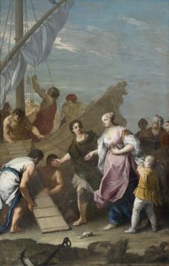 De ontvoering van Helena van Troje door Jacopo Amigoni