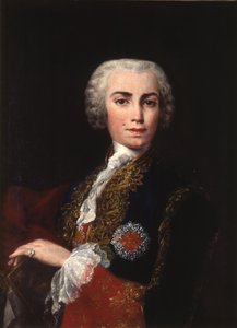 Portret van de zanger Farinelli Carlo Broschi 1705-1782 door Jacopo Amigoni