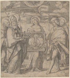 Patroonheiligen van Bologna door Jacopo Francia