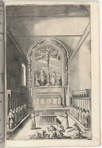 Kerk van de Stigmata (Chiesa delle Stimmate) [plaat M] door Jacopo Ligozzi