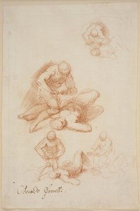 Vier studies voor het martelaarschap van St. Licerius door Jacopo Palma