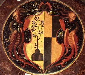 Heraldiek schild, c.1529 door Jacopo Pontormo