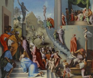 Jozef met Jakob in Egypte, waarschijnlijk 1518