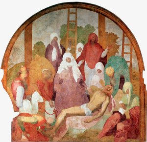 Passie van Christus: de Afdaling door Jacopo Pontormo