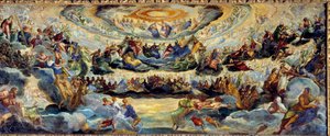 Het paradijs door Jacopo Robusti Tintoretto
