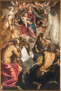 Madonna met Kind Jezus en Heiligen