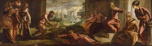 Mucius Scaevola door Jacopo Robusti Tintoretto