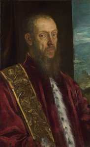 Portret van Vincenzo Morosini, ca. 1575 door Jacopo Robusti Tintoretto