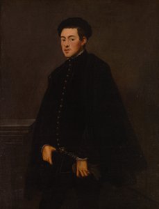 Portret van een Man door Jacopo Robusti Tintoretto