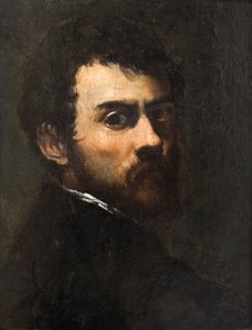 Zelfportret als jonge man door Jacopo Robusti Tintoretto