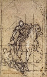 Studie voor San Martino, tekening