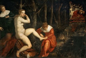Susanna en de Ouderen door Jacopo Robusti Tintoretto