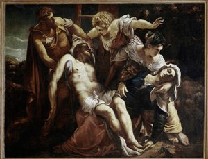 De Afzetting van Christus, ca.1559 door Jacopo Robusti Tintoretto