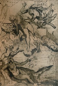 De oorsprong van de Melkweg, ca. 1575-1932 door Jacopo Robusti Tintoretto