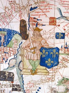Renaissance kaart van Europa, Jacopo Russo (naar) 1528