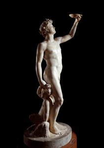 Bacchus. Beeldhouwwerk door Jacopo Sansovino door Jacopo Sansovino