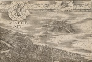 Uitzicht op Venetië door Jacopo de