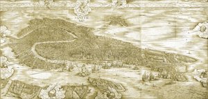 Uitzicht op Venetië door Jacopo de