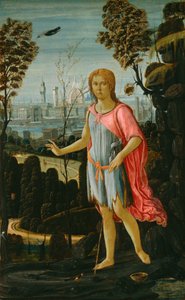 Johannes de Doper door Jacopo del Sellaio