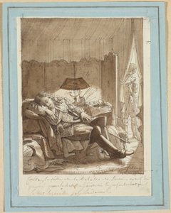 Le Sommeil du Grand Condé, ca. 1817 door Jacque Noël Marie Frémy