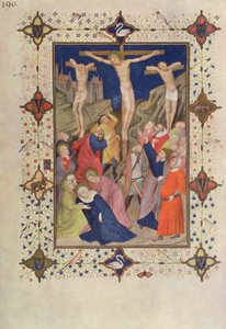 MS 11060-11061 Uren van het Kruis: None, Jezus aan het kruis, uit de 
