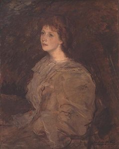 Portret van Mabel Beardsley door Jacques Emile Blanche