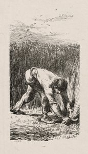 Maaier door Jacques Adrien Lavieille