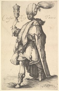 Caspar, naar een serie van de drie wijzen door Jacques Bellange door Jacques Bellange