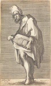 De Blinde Draaiorgelspeler door Jacques Bellange