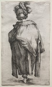 De drie wijzen: Melchior, c. 1615 door Jacques Bellange