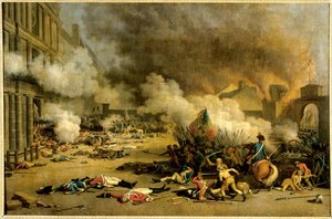 De bestorming van de Tuilerieën: Aanval op het Palais des Tuileries op 10 augustus