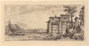 Kindermoord van Bethlehem [Plaat 1] door Jacques Callot