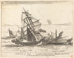 Aan boord van de Bertone, 1617