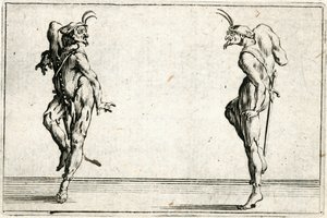 Caprices van verschillende figuren door Jacques Callot