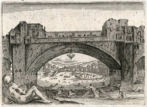 Caprices van verschillende figuren door Jacques Callot