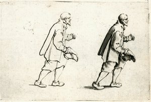 Caprices van verschillende figuren door Jacques Callot
