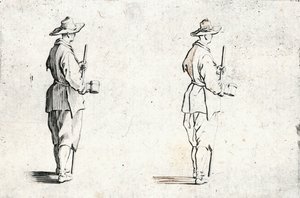 Caprices van verschillende figuren door Jacques Callot