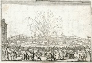 Caprices van verschillende figuren door Jacques Callot