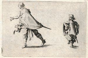 Caprices van verschillende figuren door Jacques Callot