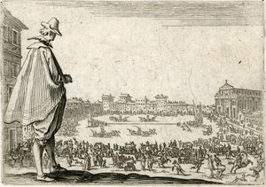 Caprices van verschillende figuren door Jacques Callot