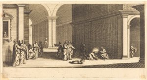 Christus wast de voeten van de apostelen