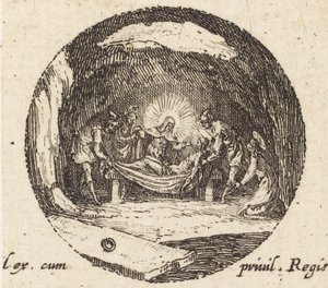 Christus in de Limbus door Jacques Callot
