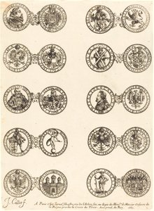 Munten [plaat 1] door Jacques Callot