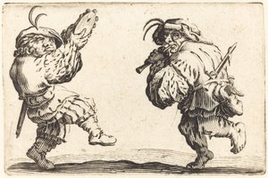 Dansers met Fluit en Tamboerijn, ca. 1622