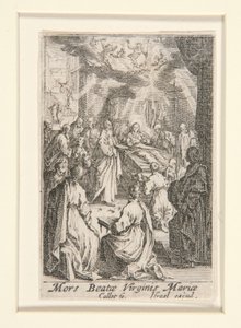 Dood van de Maagd, nr. 11 uit Het Leven van de Maagd door Jacques Callot