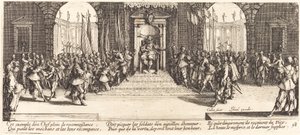 Verdeling van Beloningen door Jacques Callot