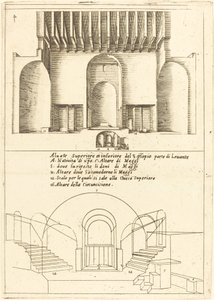 Opstand van de Kerk van de Heilige Kribbe door Jacques Callot
